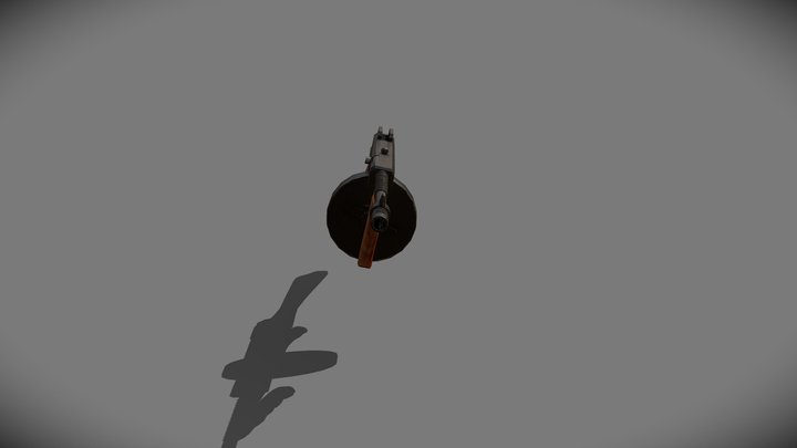 Tommy Gun 3D Model