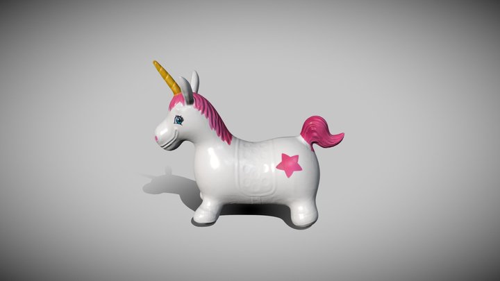 3D Scanned Unicorn 3D Model