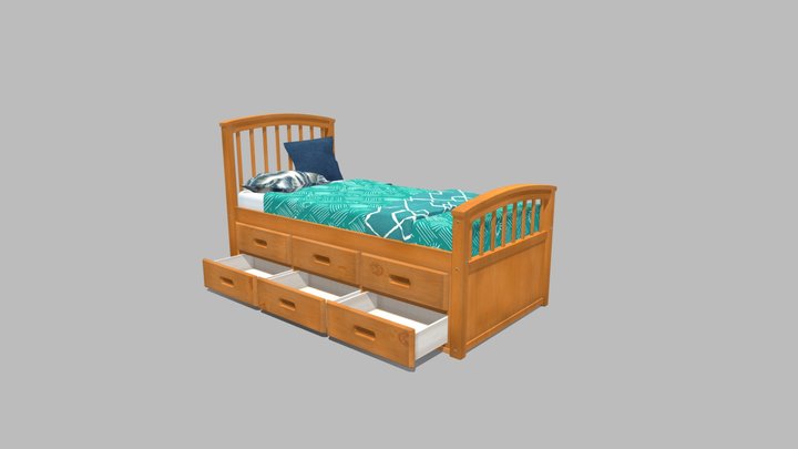 bed 3D Model