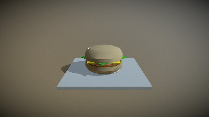 Burher 3D Model