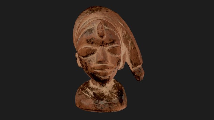 Egungun Layewu carving 3D Model