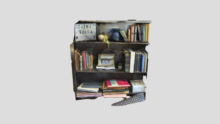 Bookshelf 3D Model