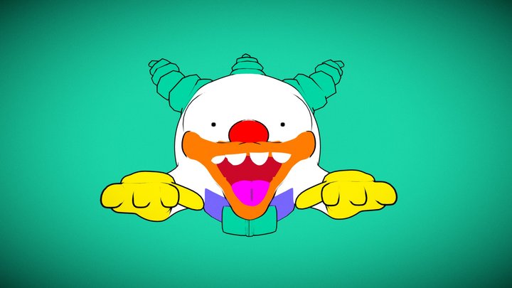 Krusty's Balloon 3D (The Simpsons Arcade) 3D Model