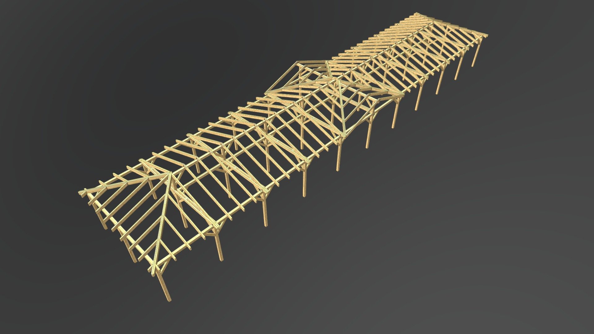Wiata jednotraktowa - Skarszewy — Sketchfab embed 3D viewer