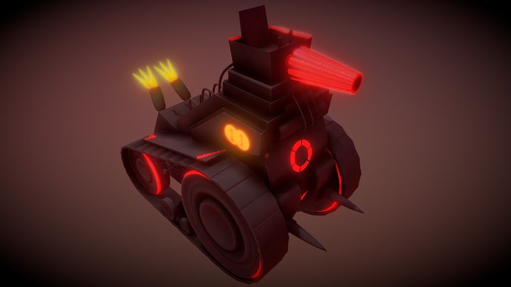 Toy Tank 3D Model