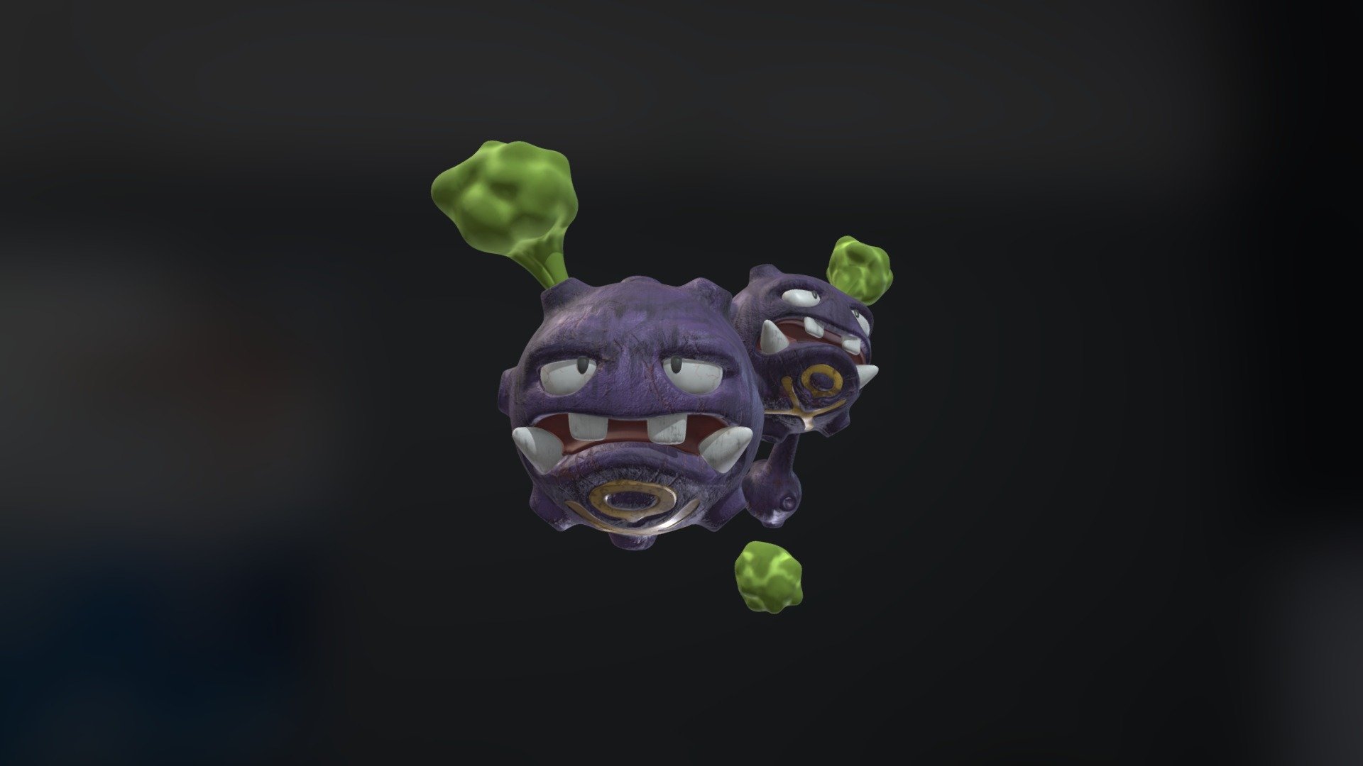 Pokemon Weezing - Download Free 3D model by ghost_996 [09764c4] - Sketchfab