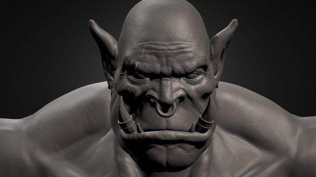 GARROSH HELLSCREAM-WORLD OF WARCRAFT 3D Model
