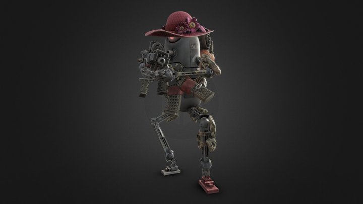 World War Robot - "Pumpkin Optimizer" 3D Model