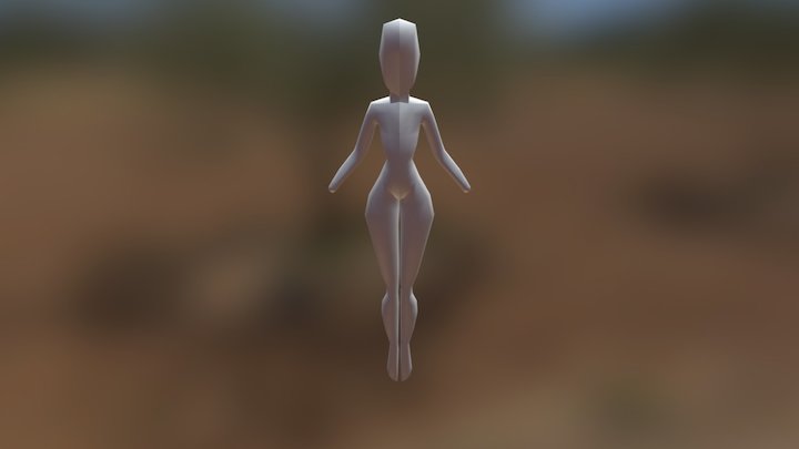 Blocagem Mulher 3D Model