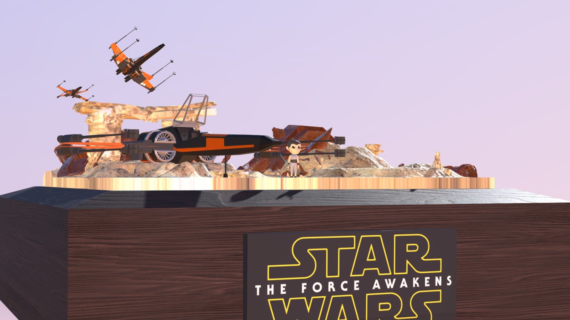 STAR WARS THE FORCE AWAKENS [Jakku Landscape]