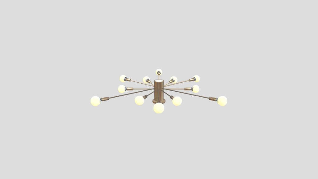 Iron Spark Chandelier