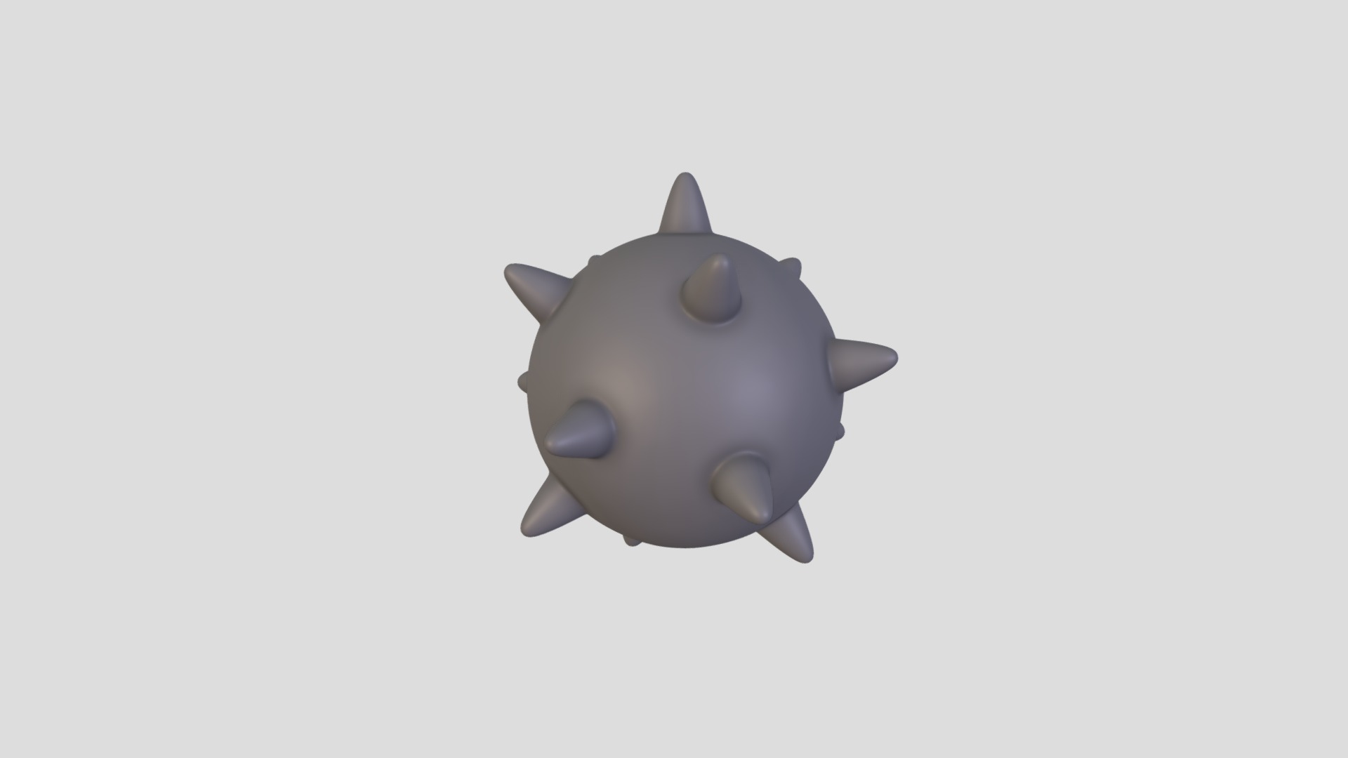 3D model Spike Ball - This is a 3D model of the Spike Ball. The 3D model is about a small pink piggy bank.