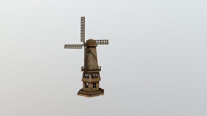 Windmill 3D Model