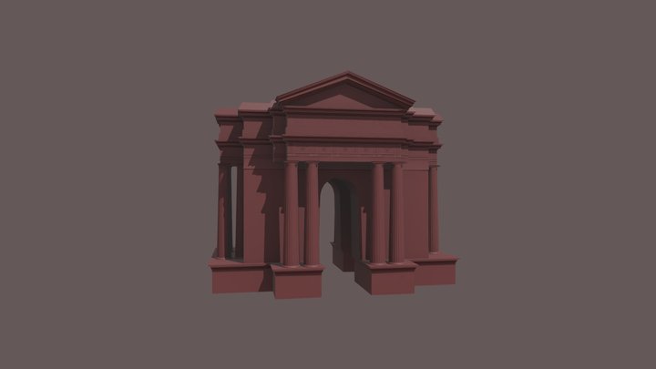 Mandapam 3D Model