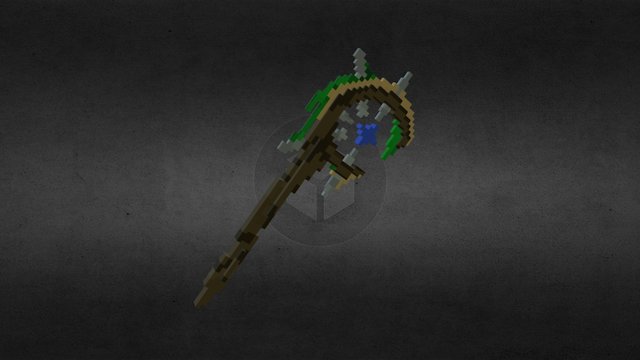 Basic Staff v4 3D Model