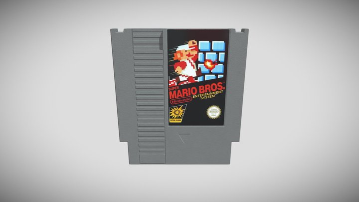 NES Cartridge | Super Mario Bros 3D Model