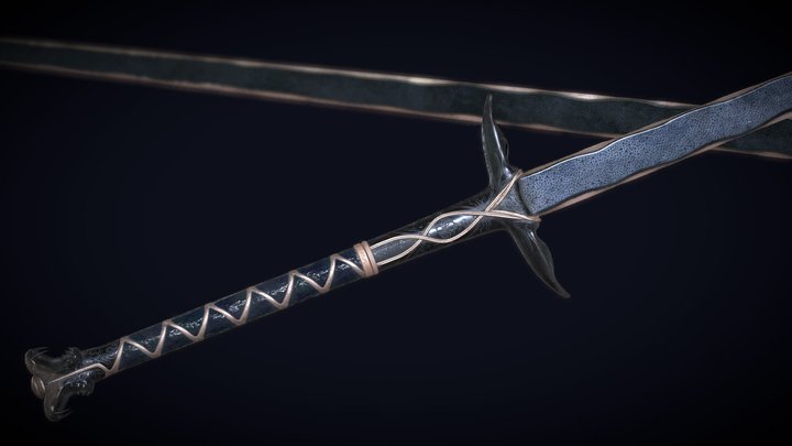 Devil May Cry 2 - Merciless Sword Restoration – Free 3D Model STL