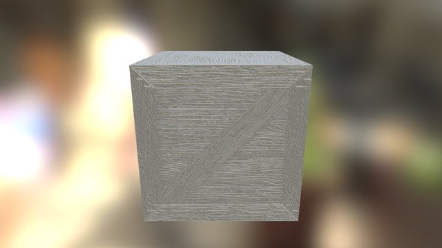 Box Normals Without Texture 3D Model
