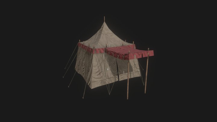 Medieval- Tent 3D Model