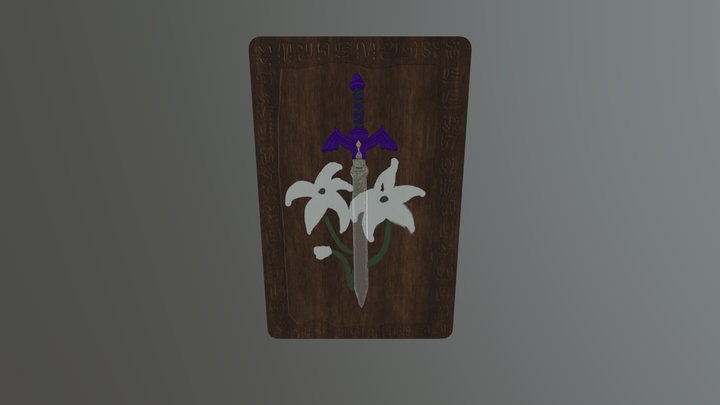 Game Art Card Design 3D Model