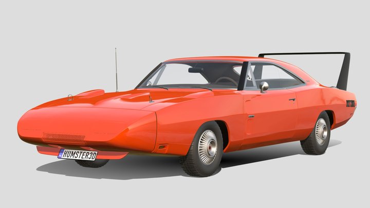 1969 Dodge Charger Daytona Hemi – Modèle 3D gratuit STL