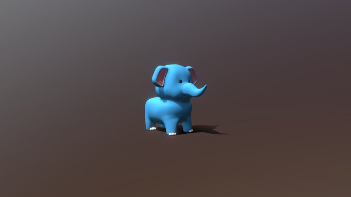 Elephant TOY 3D Model