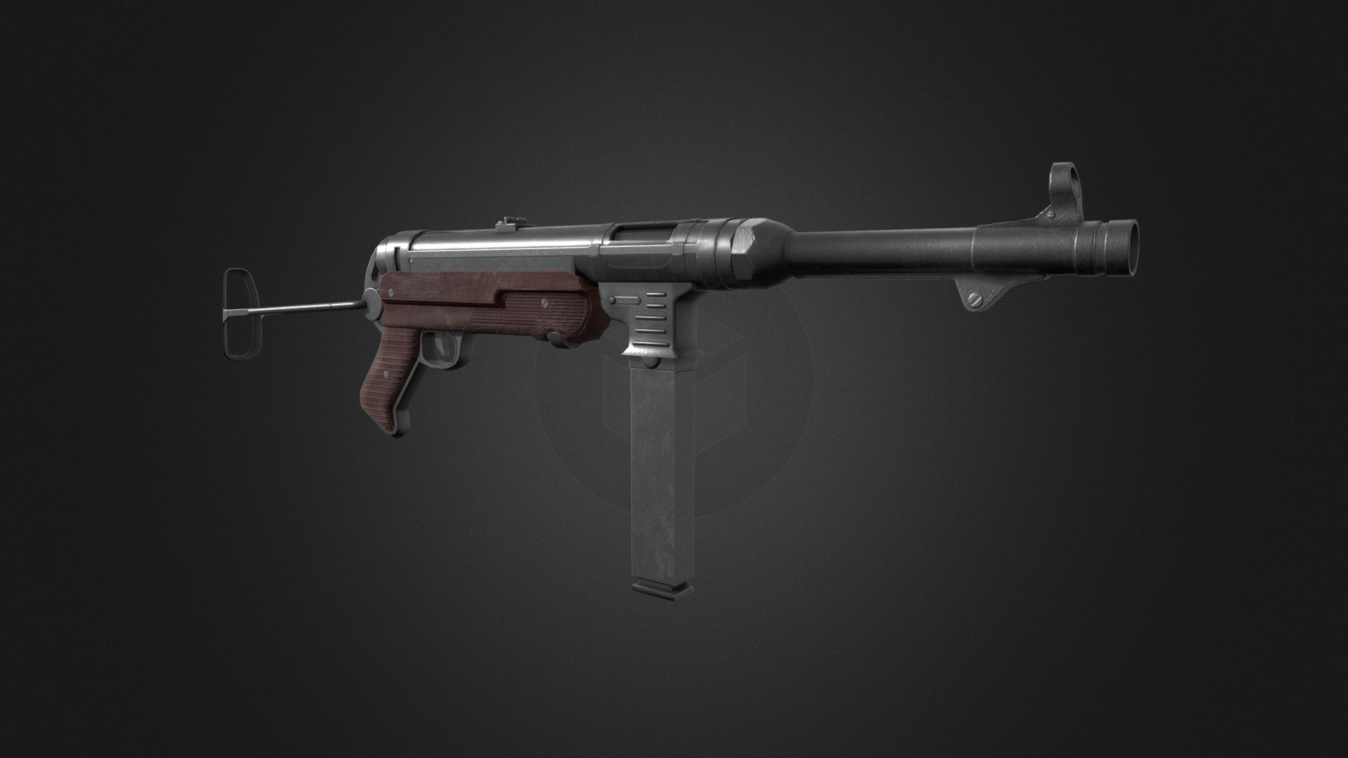 Game Ready MP 40 - 3D model by onurerdemart [0982c93] - Sketchfab