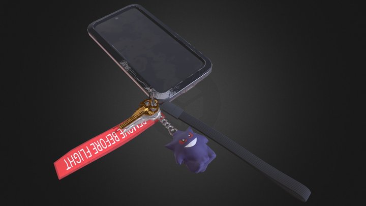 Rugged Phone 3D Model