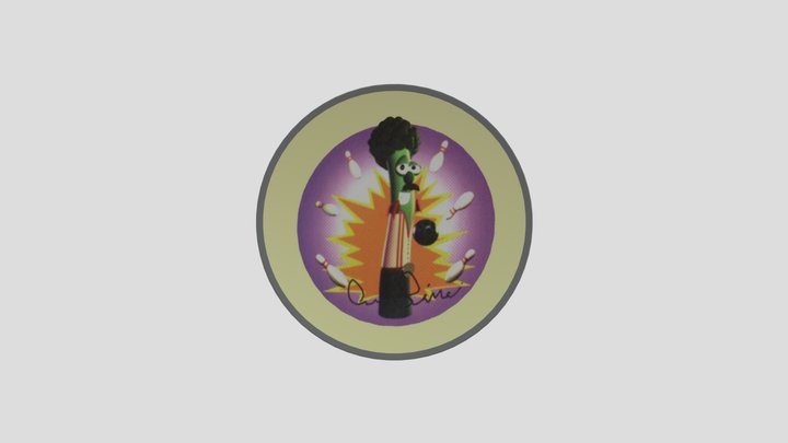 Bowling Plate (Accurate) 3D Model