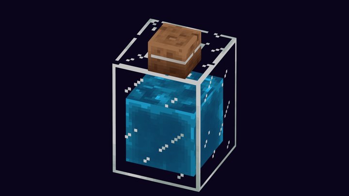 Water/ Mana Jar/potion 3D Model