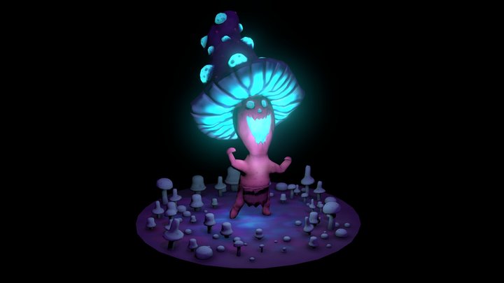Shrieking Shroom 3D Model