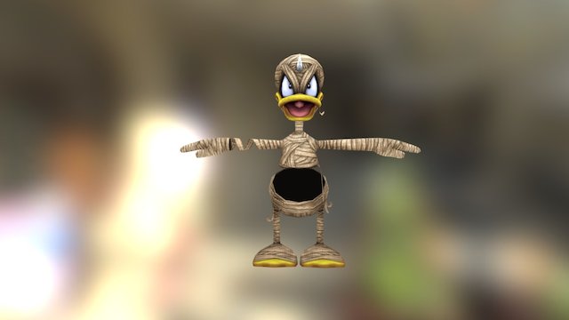 Kingdom Hearts- Donald Duck Halloween Town – Free 3D Model STL