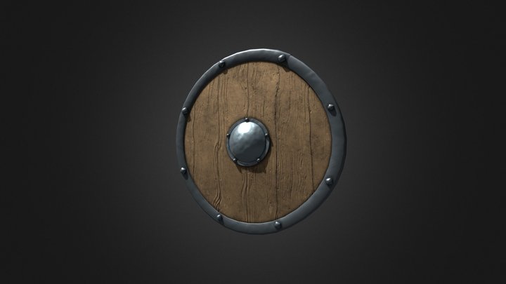 Viking Shield 3D Model