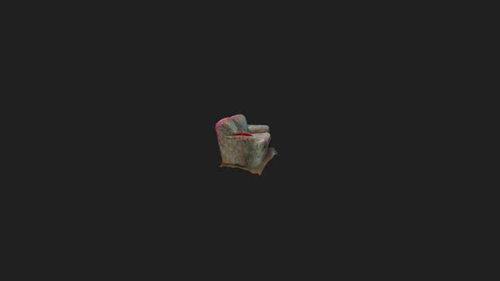 Loveseat (Small Couch) 3D Scan 3D Model