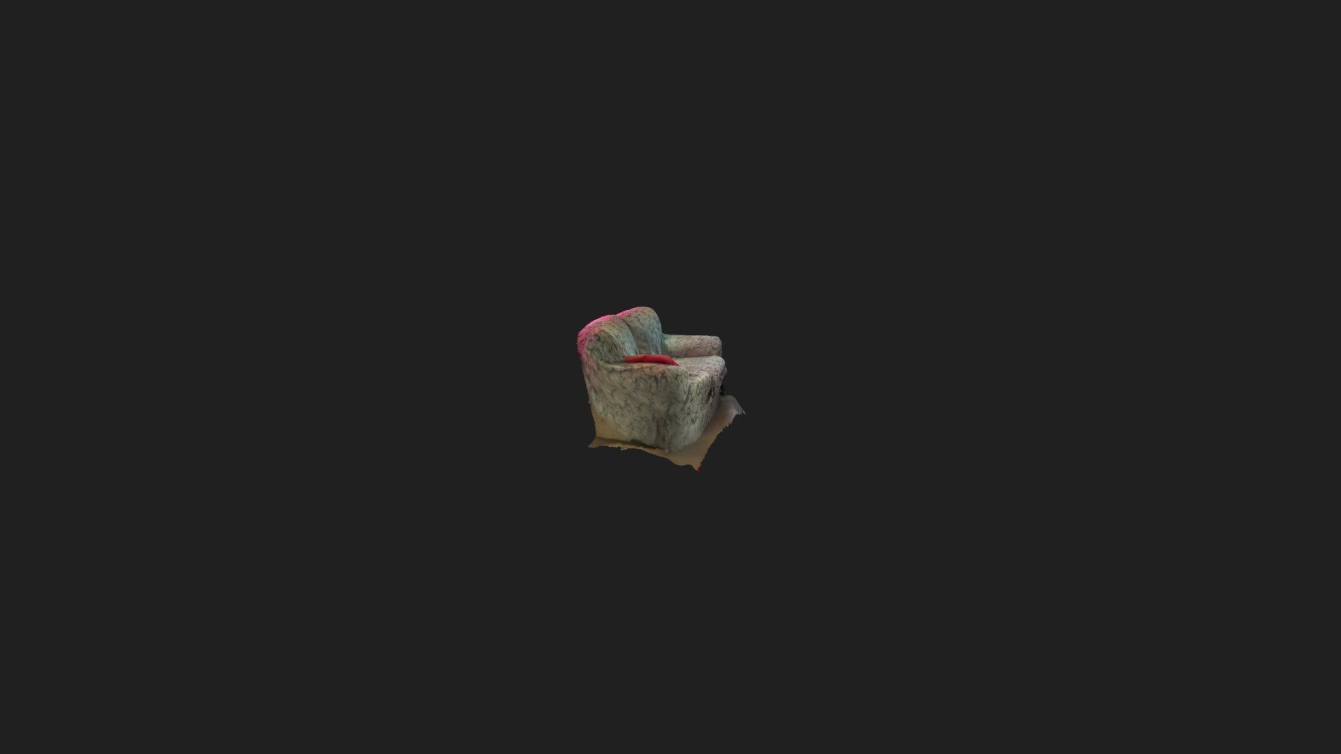 Loveseat (Small Couch) 3D Scan