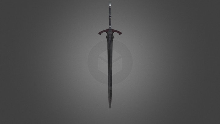 dark sword 3D Model