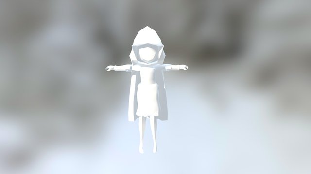 Little Red Riding Hood 3D Model