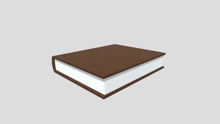 Closed Book 3D Model