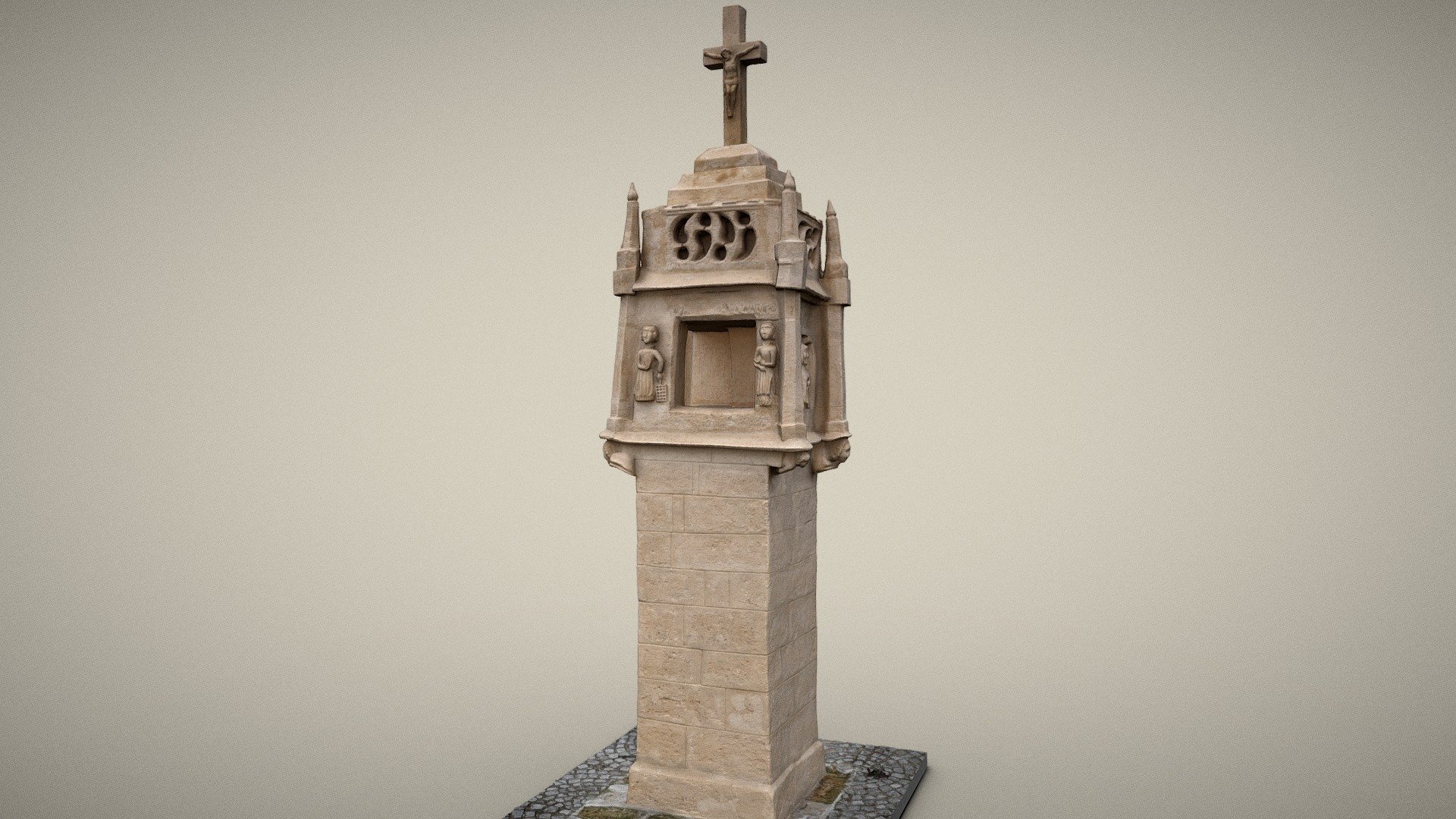 Pestsäule — Sketchfab embed 3D viewer