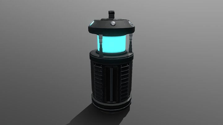 Sci Fi Container 3D Model