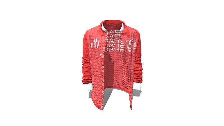 Jacket Cyberpunk Model Low-Poly 3D Model