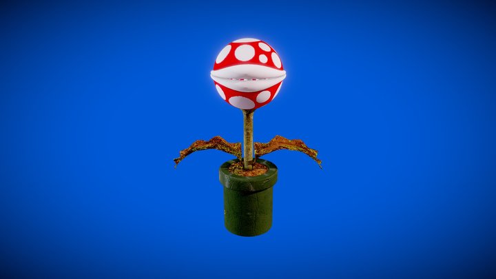 Piranha Plant - Super Mario 3D Model
