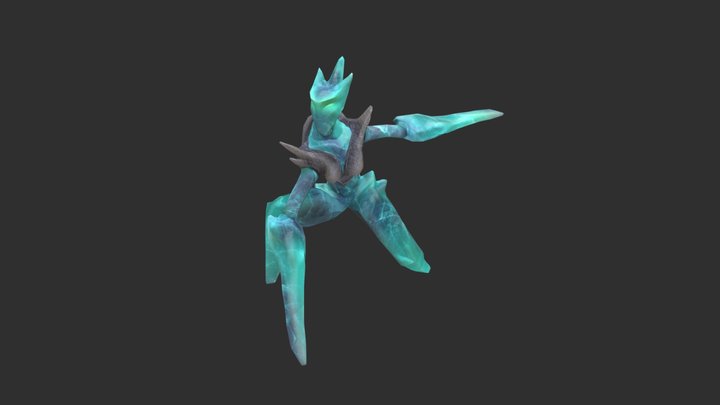 Ice Lady 3D Model