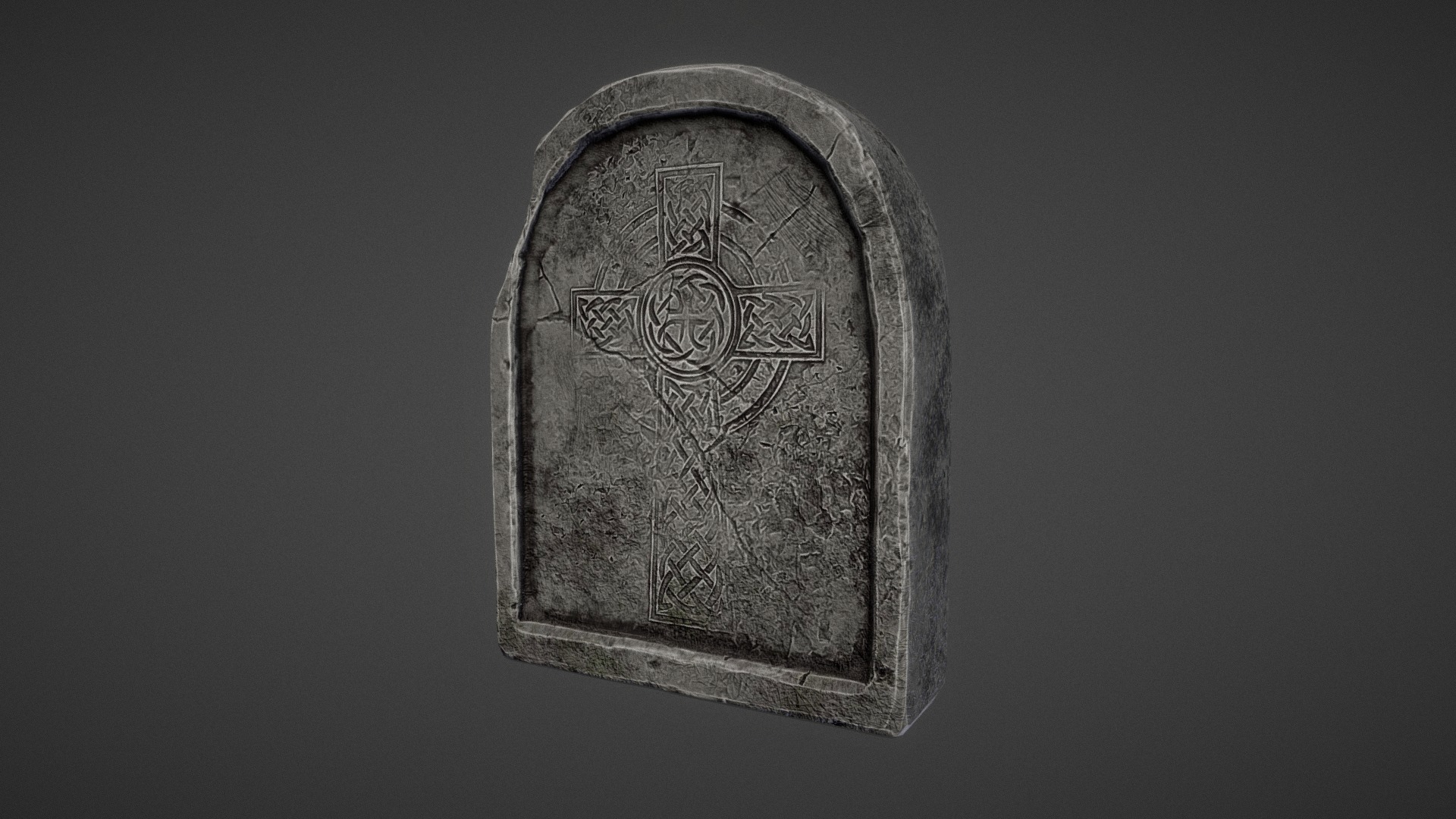3D model Tombstone - This is a 3D model of the Tombstone. The 3D model is about a close-up of a coin.