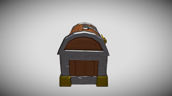 Stylized Chest 3D Model