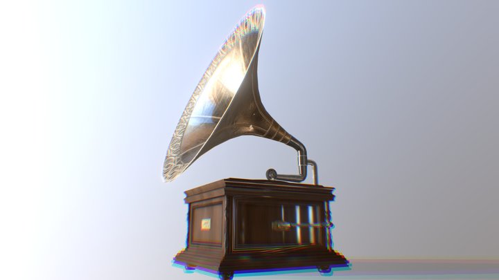 Gramophone 3D Model