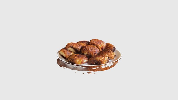 焼きまんじゅう 3D Model