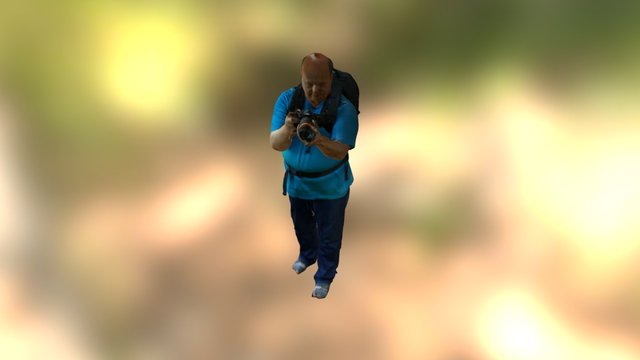 Stehend Foto 3D Model