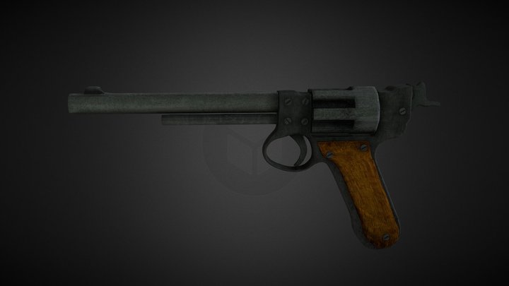 Old Pistol 3D Model