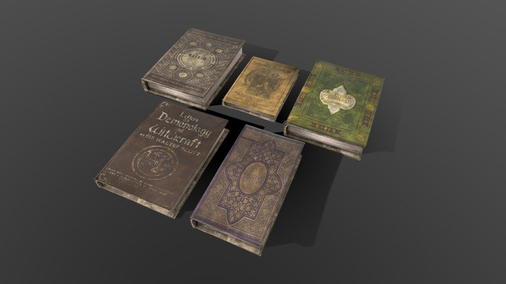 Open-book 3D models - Sketchfab